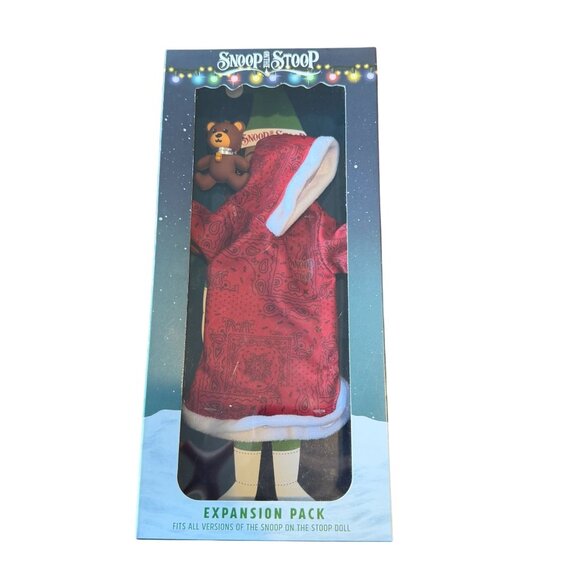 Snoop On The Stoop Other - Snoop On The Stoop Expansion Pack Red Hoodie & Teddy Bear Outfit Christmas Doll